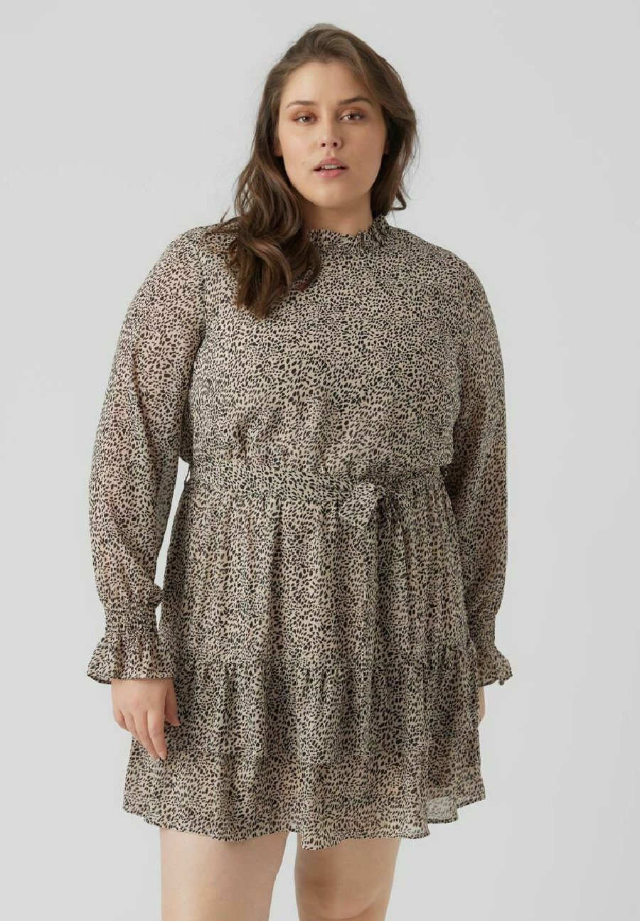 

Летнее платье Vero Moda, бежевый
