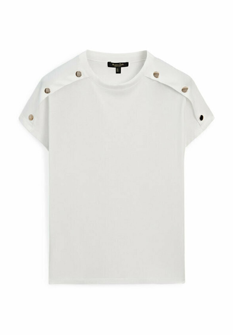 

Футболка с принтом Massimo Dutti, цвет white
