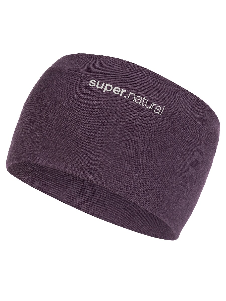 

Кепка super.natural Merino Stirnband, фиолетовый