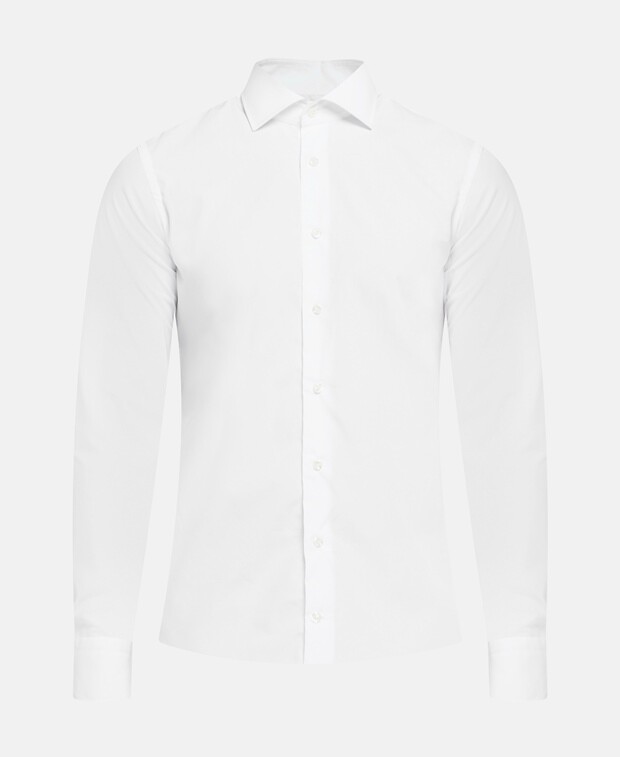 

Рубашка с длинными рукавами – облегающий крой Van Laack, белый