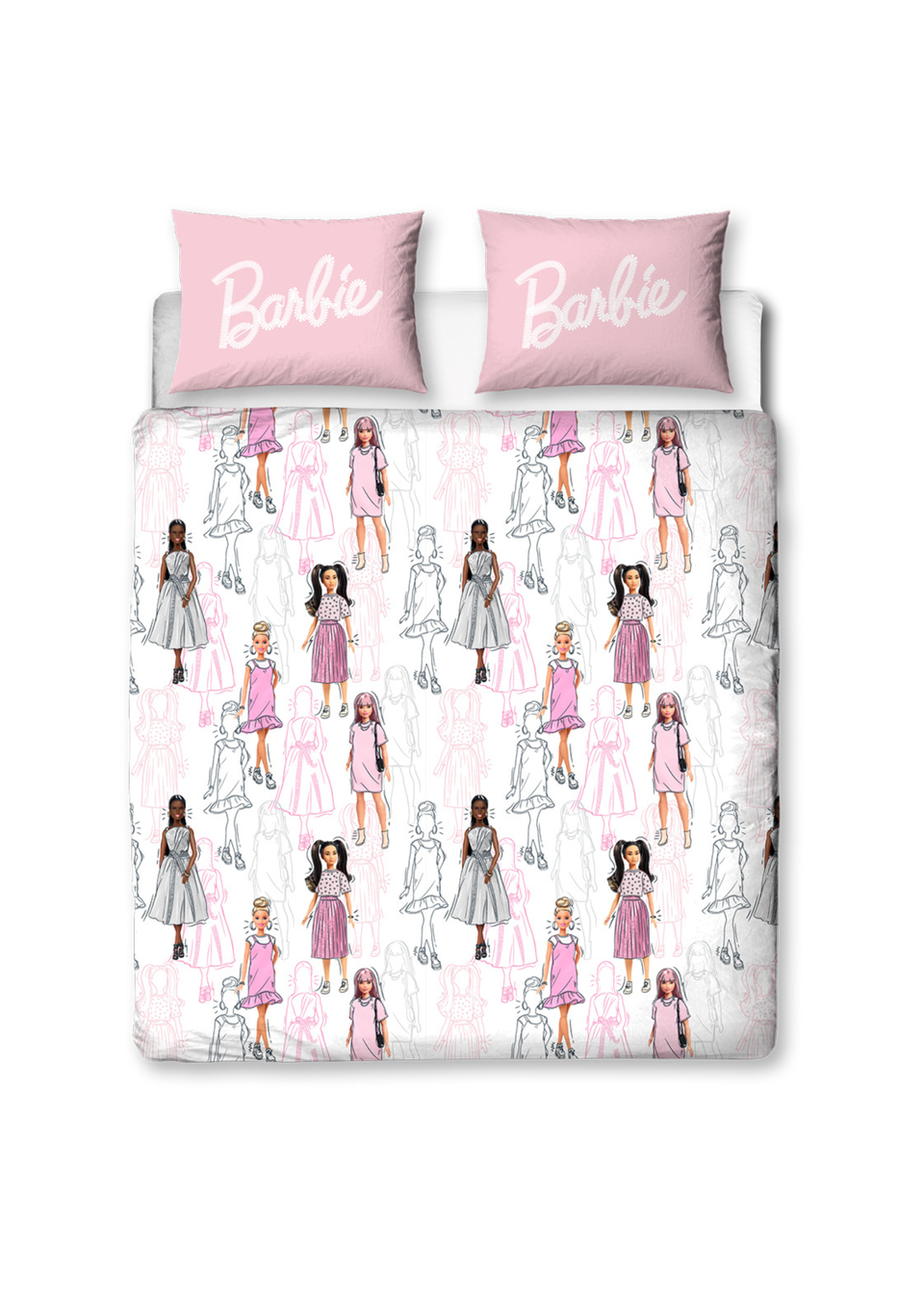 цена Набор двойных одеял с фигурками Barbie