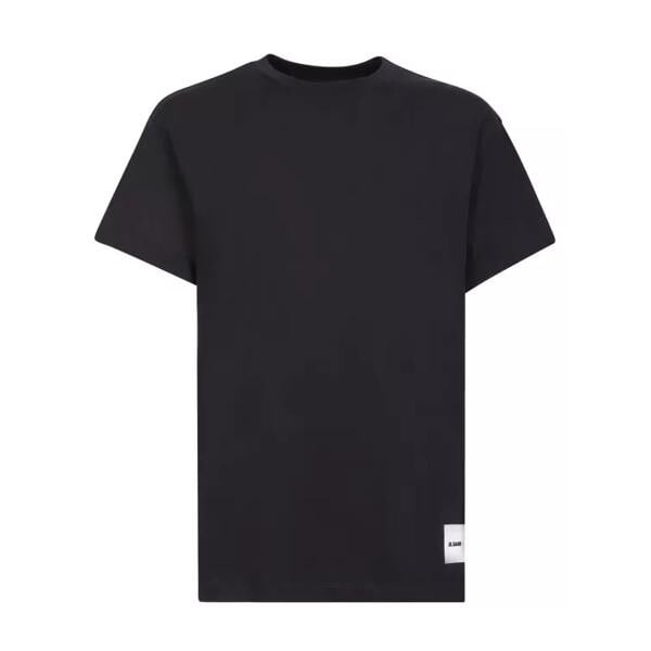 

Футболка recycled organic cotton t-shirt Jil Sander, черный