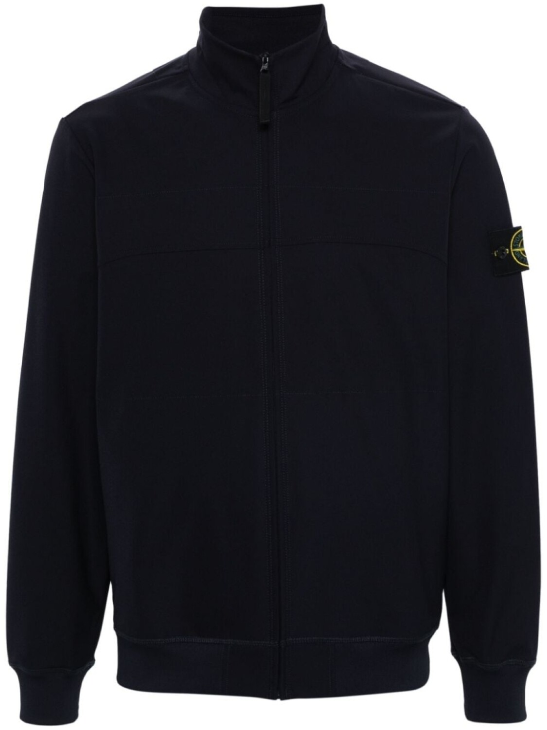 

Stone Island куртка на молнии с нашивкой Compass, синий