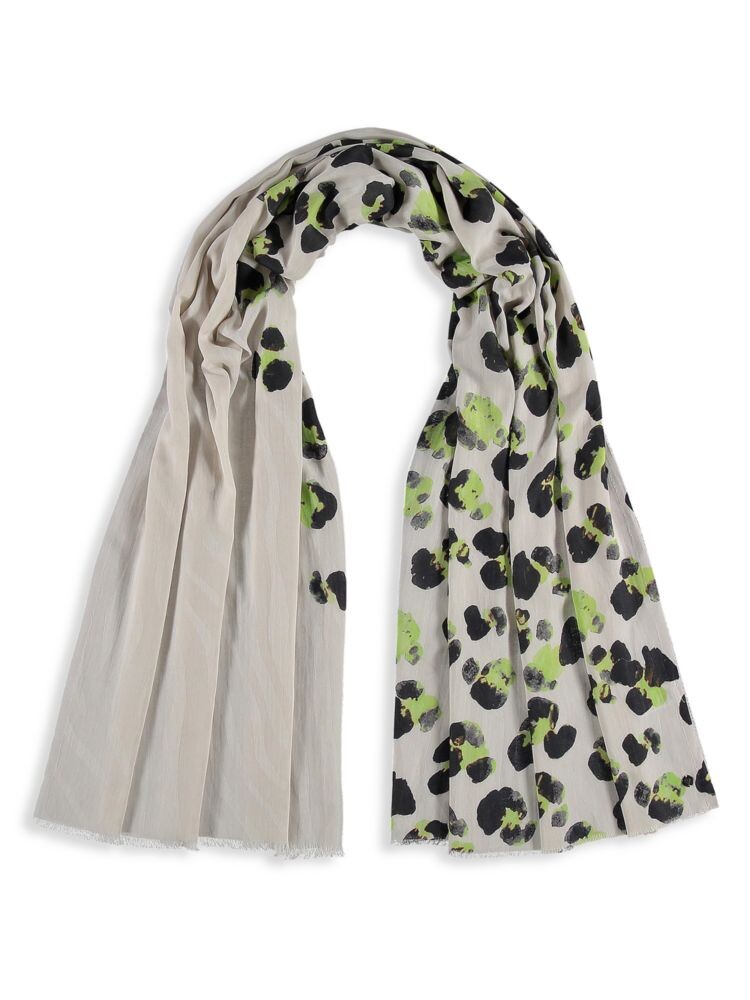 

Шарф с леопардовым принтом Fraas, цвет Light Grey