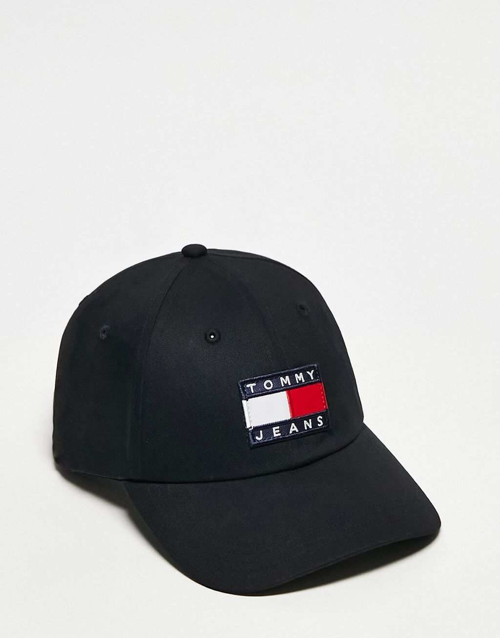 

Черная кепка с логотипом и флагом Tommy Jeans