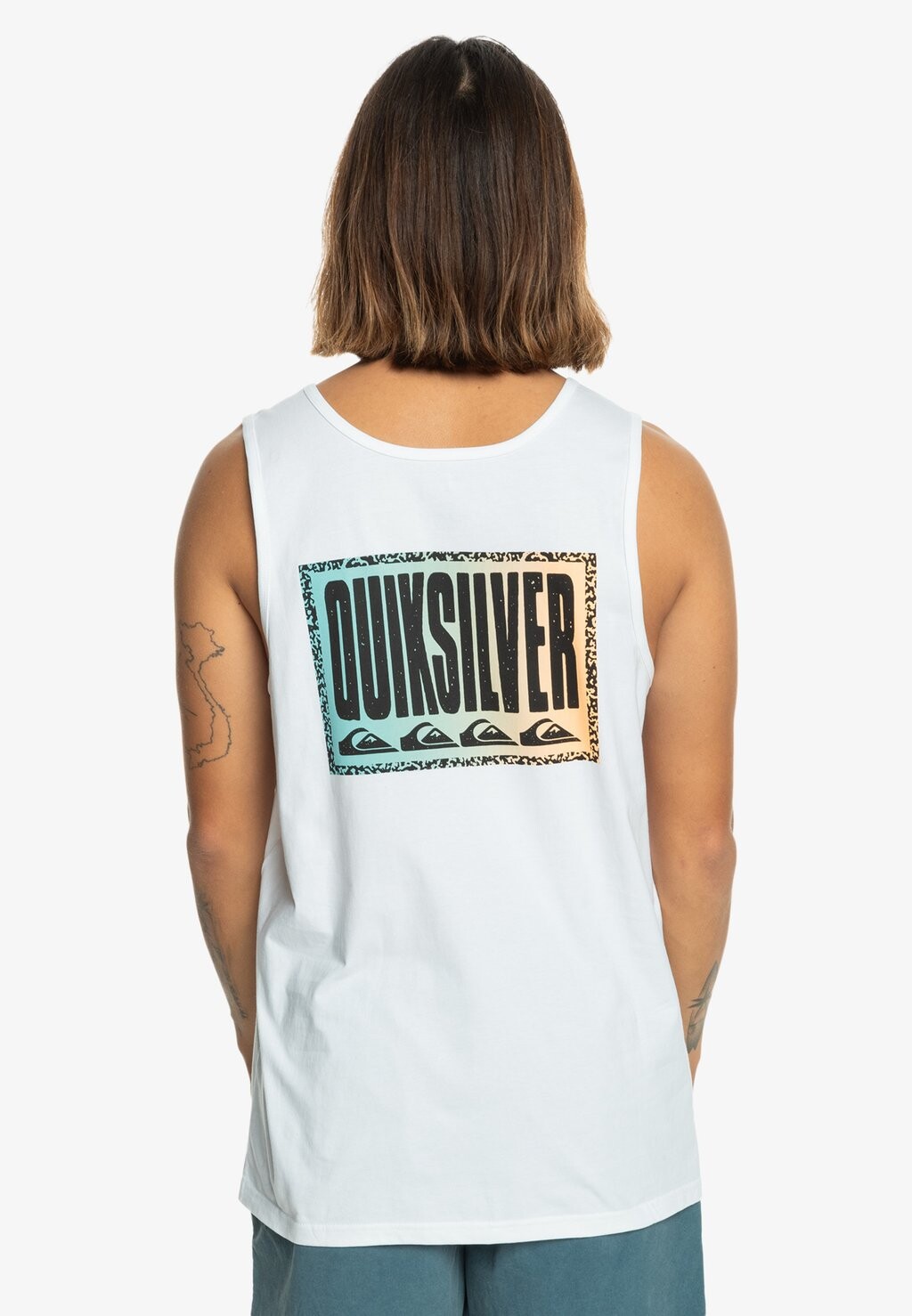 

Топ LONG FADE Quiksilver, цвет wbb
