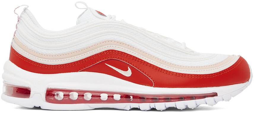 

Бело-красные кроссовки Nike Air Max 97