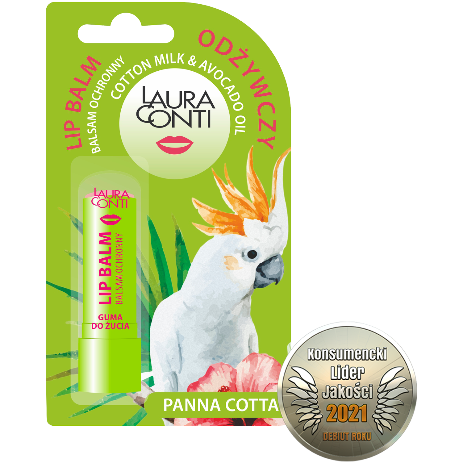 Laura Conti Panna Cotta бальзам для губ panna cotta защитный, 4,8 г бальзам для губ balm mango panna cotta 4 8г