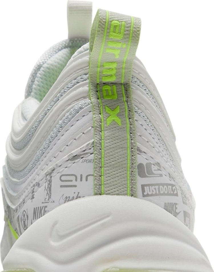 Nike air max 2024 97 white reflective logo