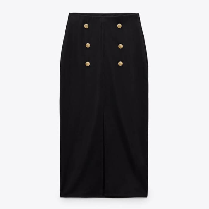 

Юбка Zara Ottoman, черный