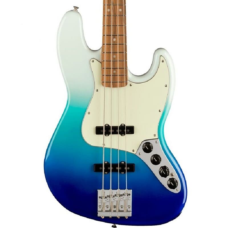 

Накладка на гриф Fender Player Plus Jazz Bass Pau Ferro, цвет Belair Blue 0147373330