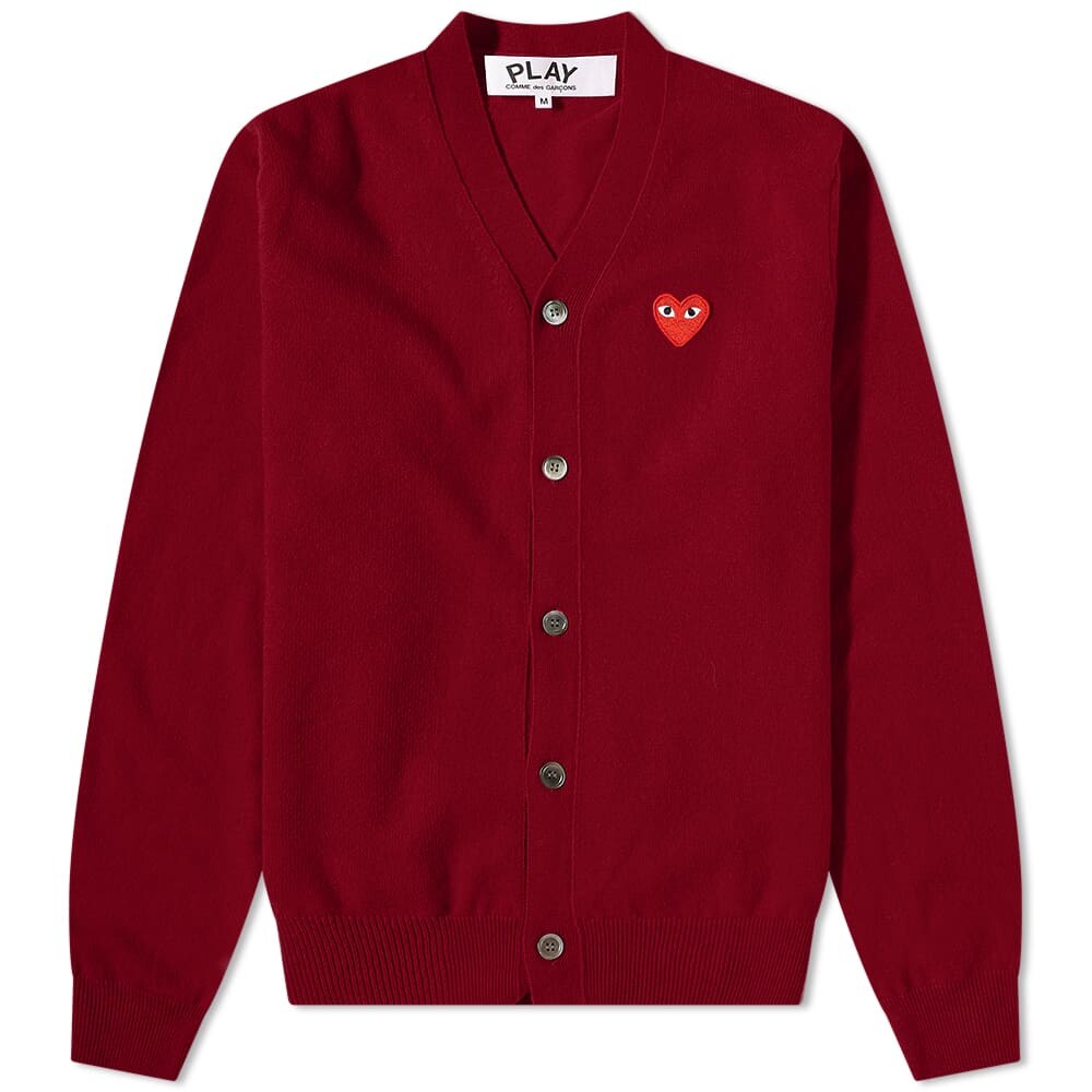 

Джемпер Comme des Garçons Play Red Heart Cardigan, Красный, Джемпер Comme des Garçons Play Red Heart Cardigan