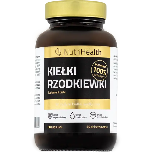 

NutriHealth Kielki Rzodkiewki биологически активная добавка, 60 капсул/1 упаковка