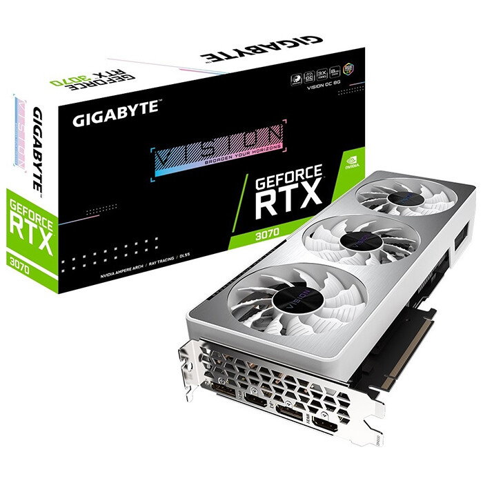 

Видеокарта Gigabyte GeForce RTX 3070 Vision OC, 8GB