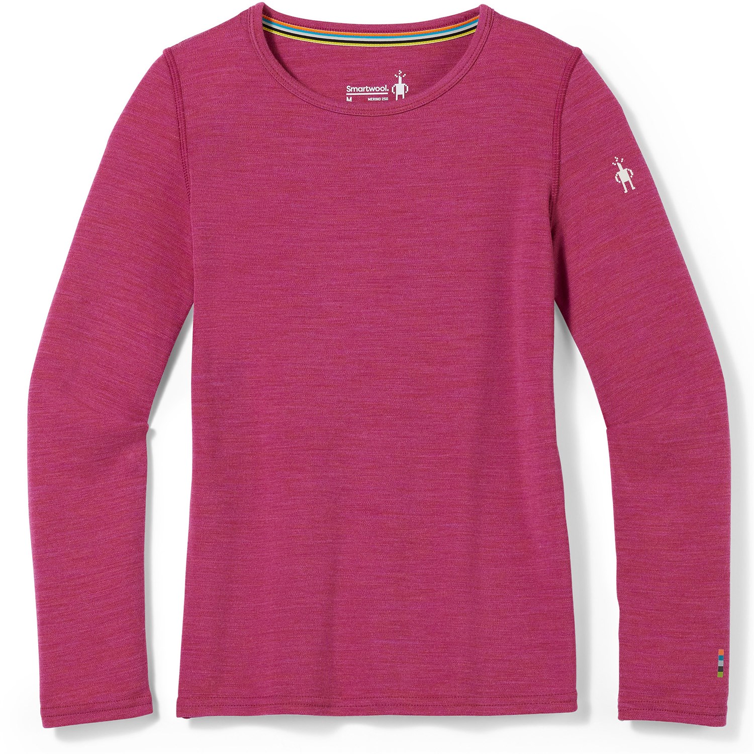 

Термобелье Smartwool Classic Thermal Merino Base Layer Crew Top - Kids', розовый