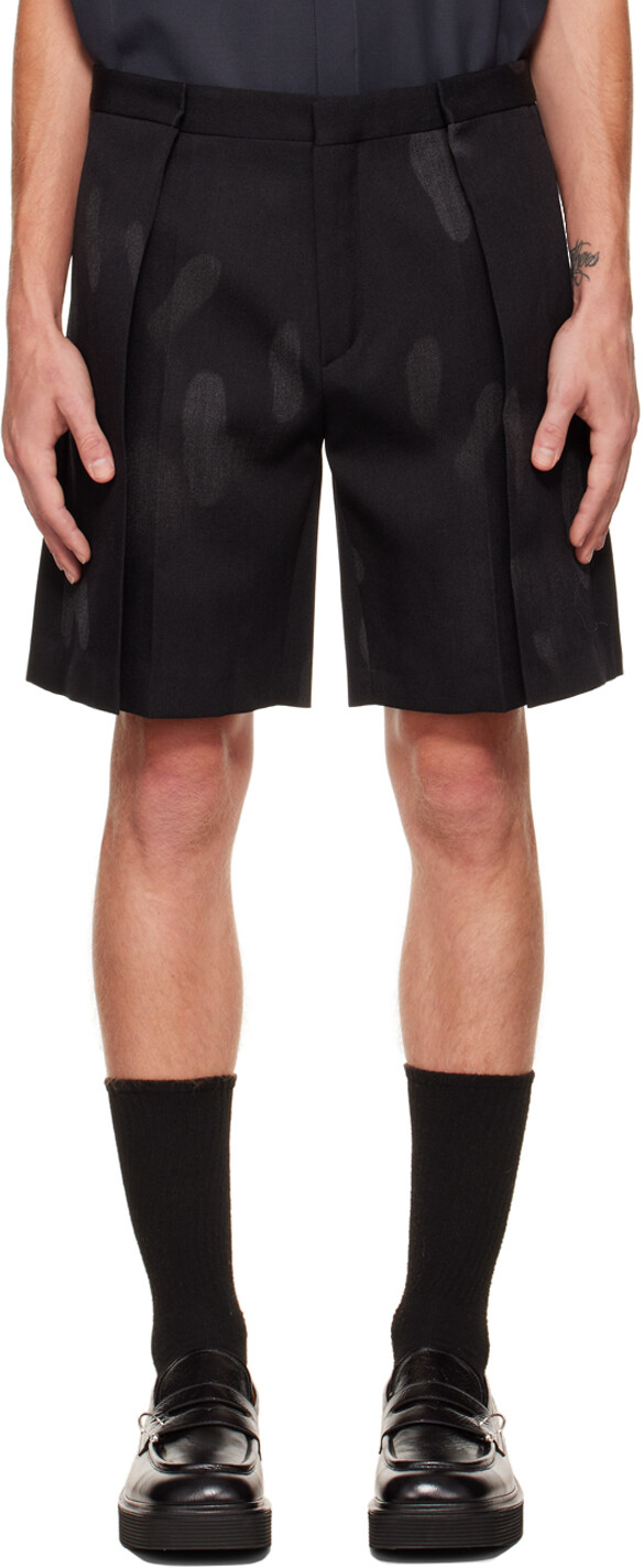 

Эксклюзивные черные шорты SSENSE Footprint T/SEHNE