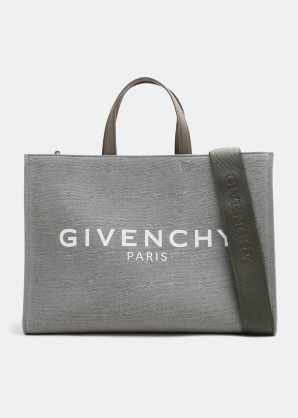 

Сумка-тоут GIVENCHY Medium G tote shopping bag, серый