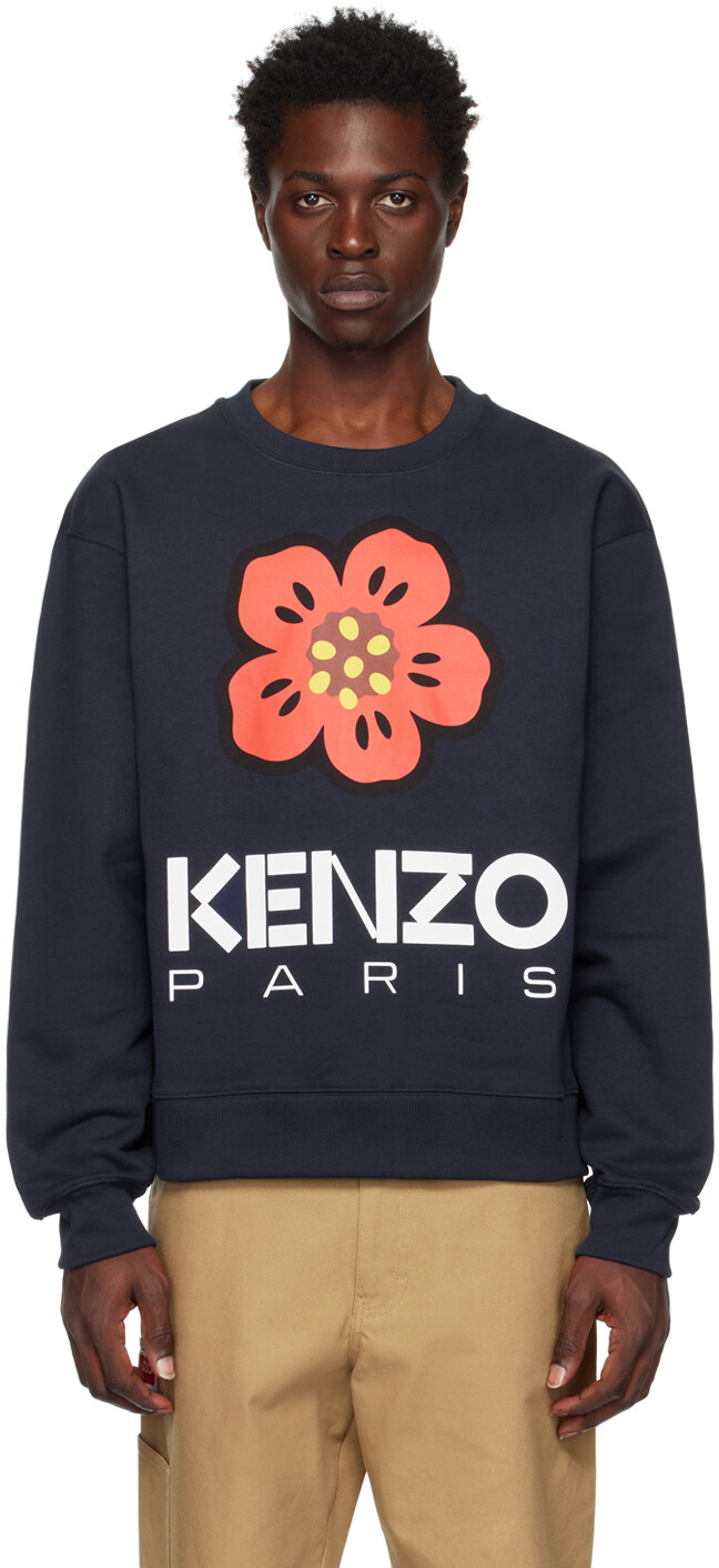 

Темно-синий свитшот Kenzo Paris Boke Flower