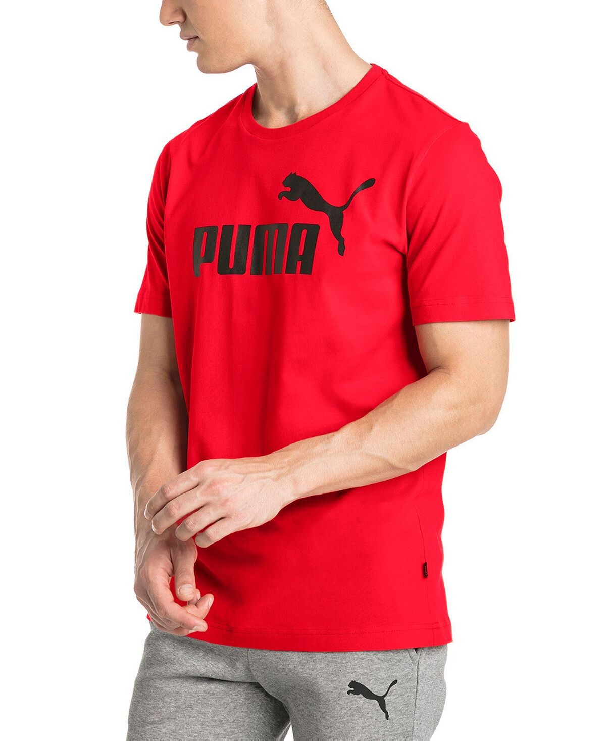 

Мужская футболка с логотипом essential Puma, красный