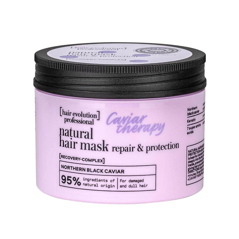 

Natura Siberica Hair Evolution Caviar Therapy Natural Hair Mask натуральная маска для поврежденных и тусклых волос 150мл