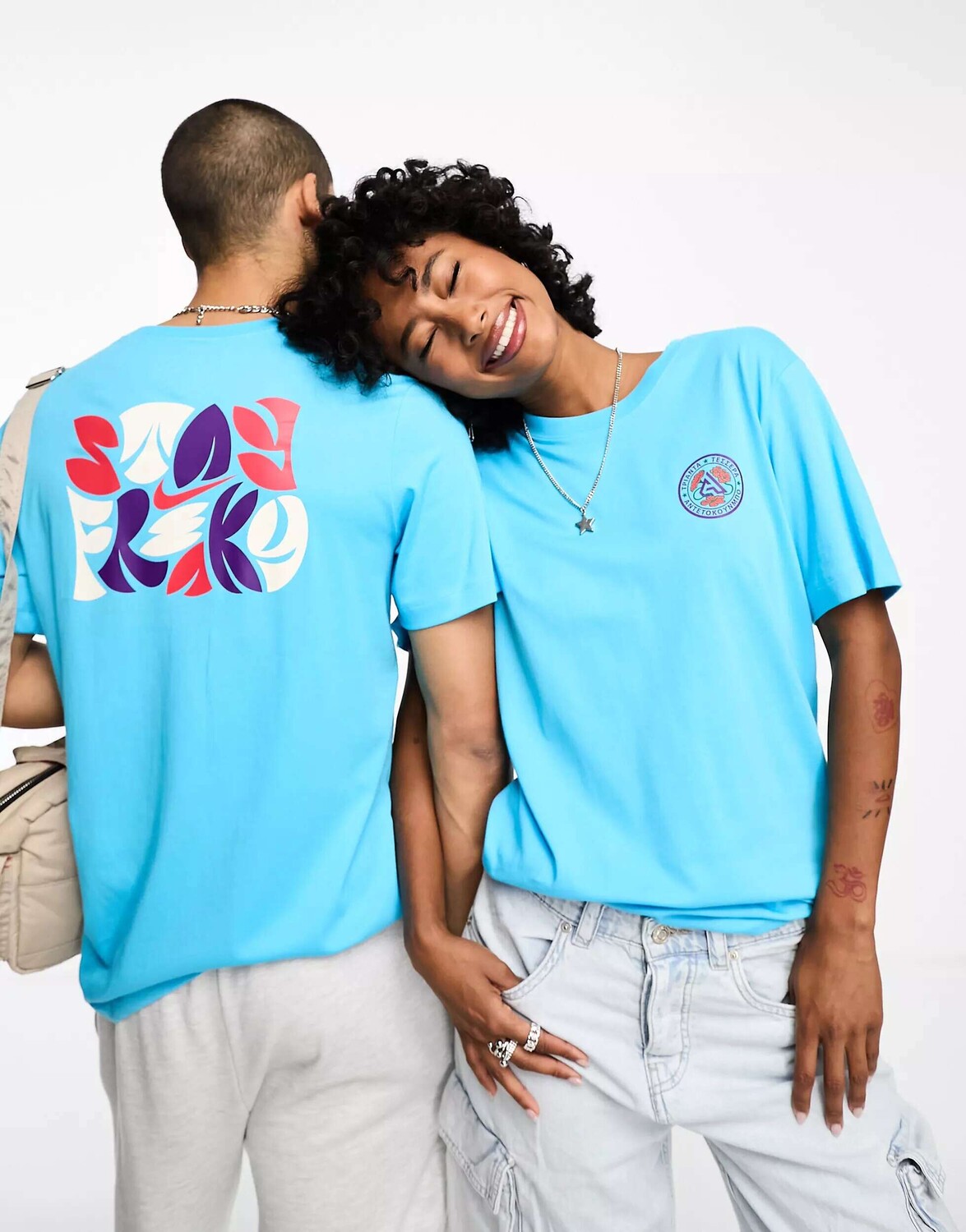 

Синяя футболка унисекс Nike Giannis Stay Freaky Dri-Fit, Синий
