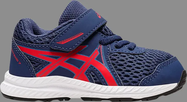 

Кроссовки gel contend 7 td 'deep ocean classic red' Asics, синий
