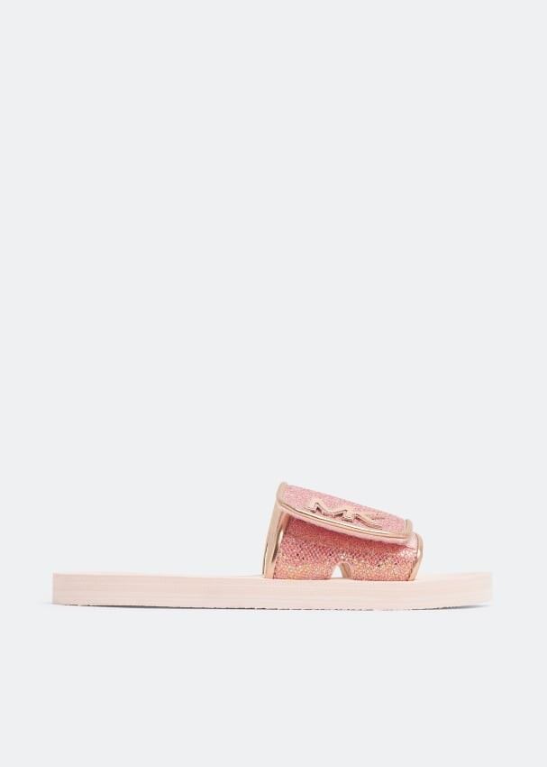

Шлепанцы MICHAEL KORS Eli Malissa slides, розовый