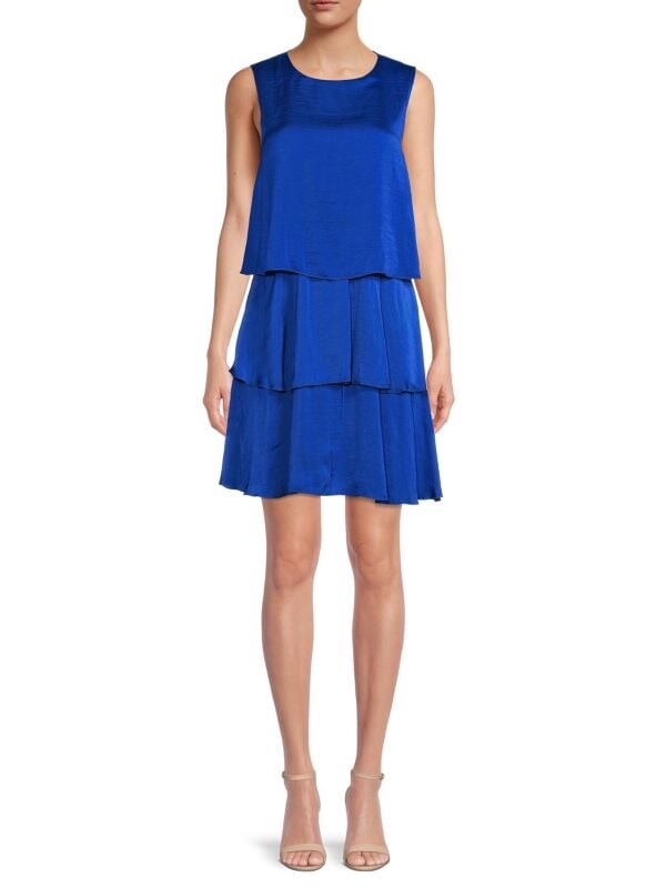 

Однотонное многоуровневое платье Sam Edelman Cobalt
