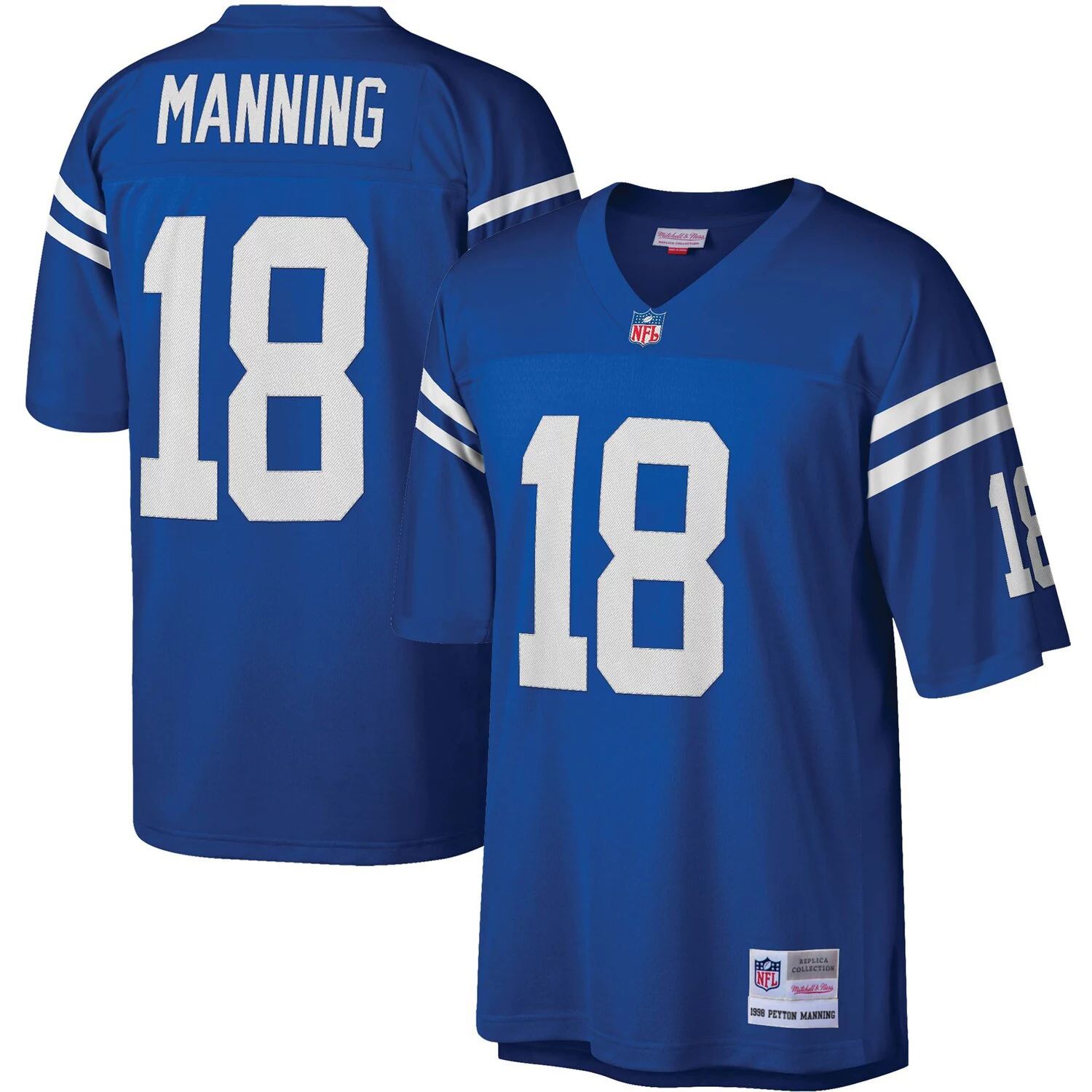 Реплика мужского джерси Mitchell & Ness Peyton Manning Royal Indianapolis Colts Legacy