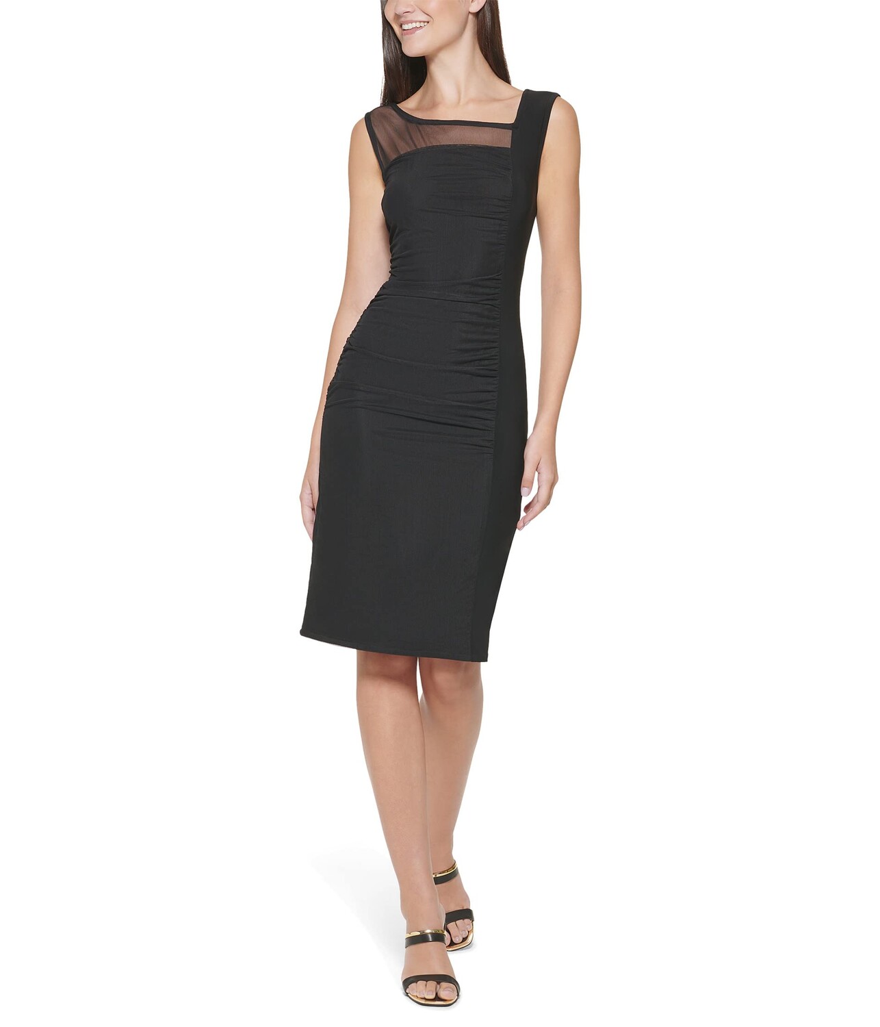 

Платье DKNY, Sleeveless Ruched Dress