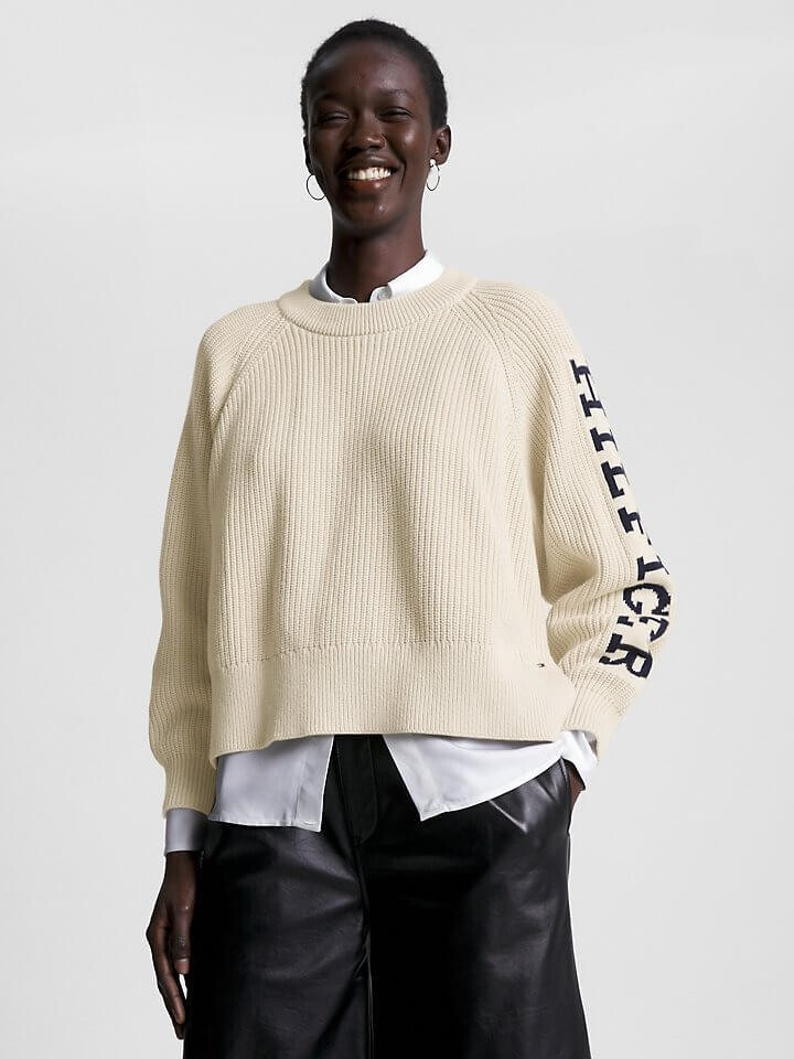 

Свитер Tommy Hilfiger Crewneck, бежевый
