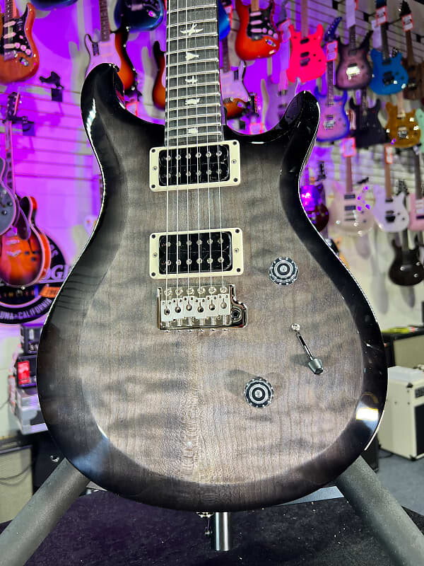 

PRS S2 Custom 24 Quilt Top Ebony Board Faded Grey Black Burst *БЕСПЛАТНЫЙ PLEK ПРИ ПОКУПКЕ*! 383