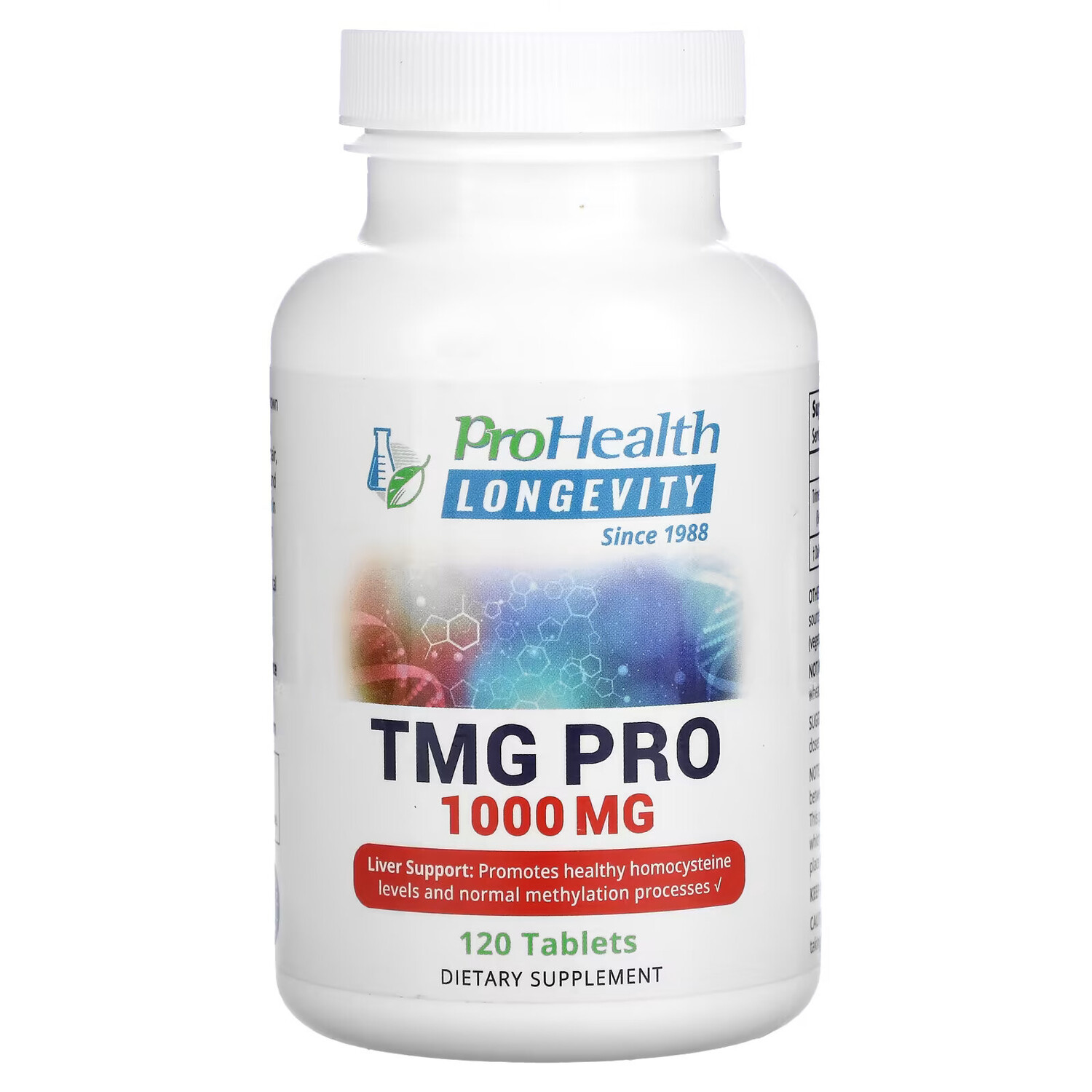 

ProHealth Longevity, TMG Pro, 1000 мг, 120 таблеток