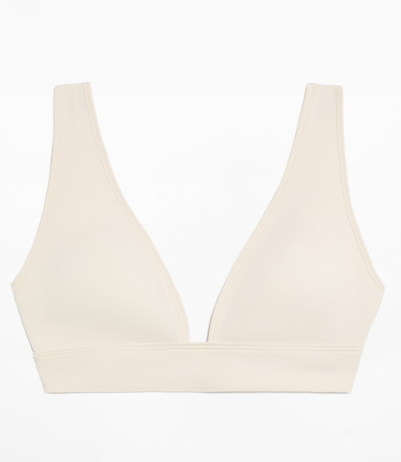 

Спортивный бюстгальтер Oysho Neoprene-effect Halter, белый