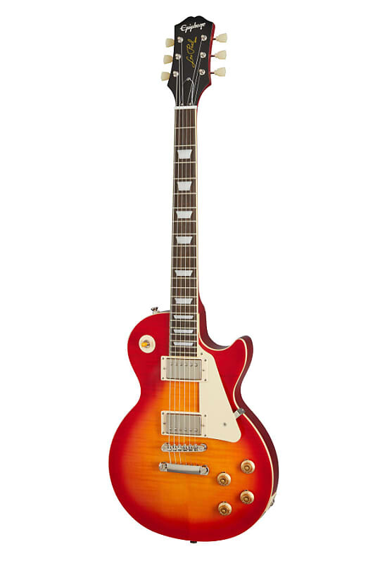 

Epiphone ENL59ADCNH1 Стандартная электрогитара Les Paul 1959 года, цвет Aged Dark Cherry Sunburst с футляром Les Paul Standard