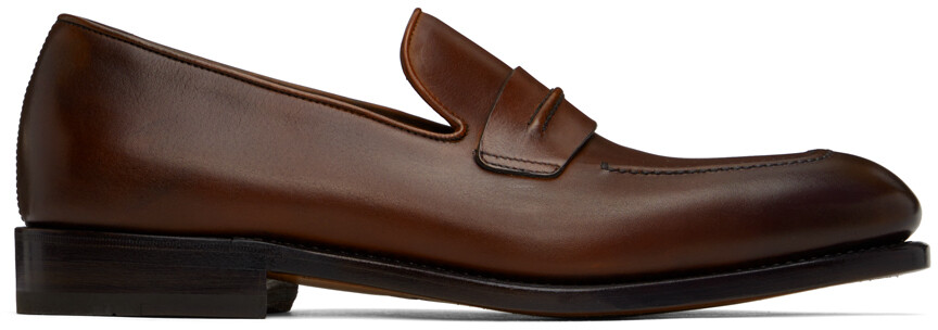 

Коричневые лоферы Genk Ferragamo, Коричневый
