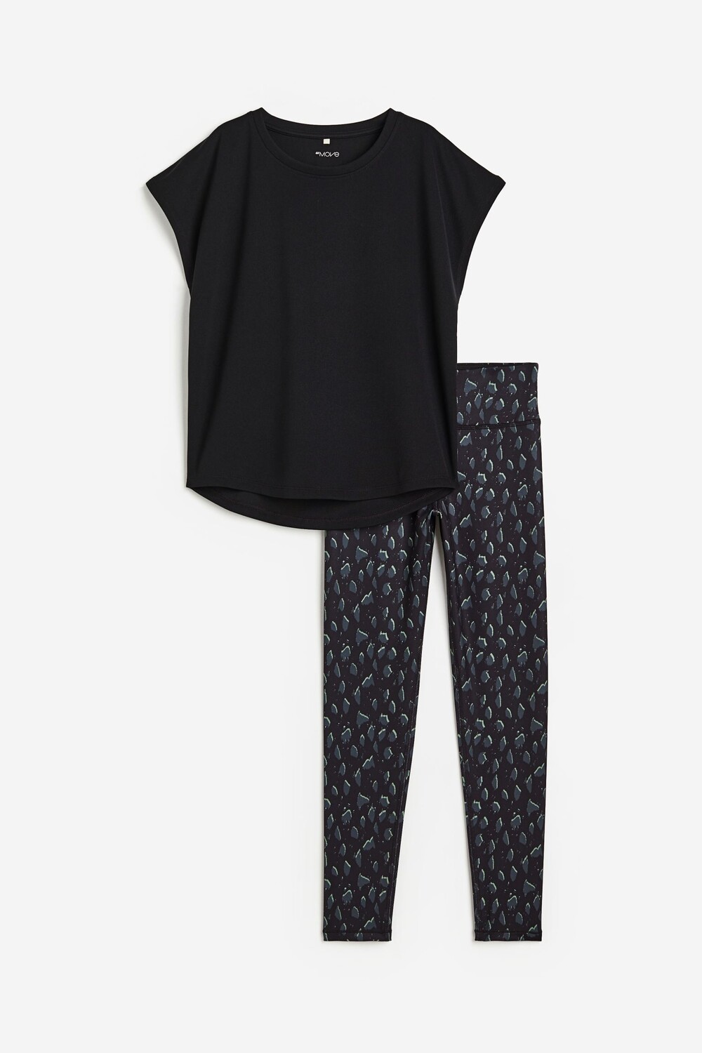 

Спортивный костюм H&M Kids DryMove, 2 предмета, черный