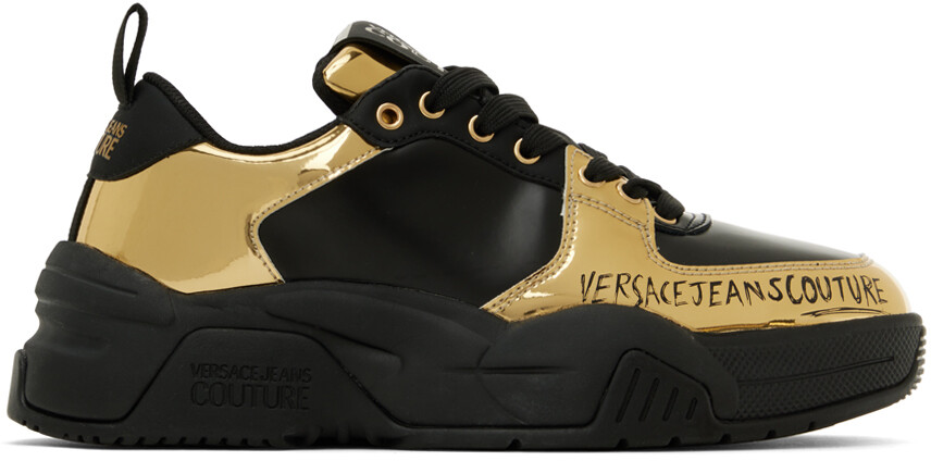 

Черные кроссовки для спидтрека Versace Jeans Couture