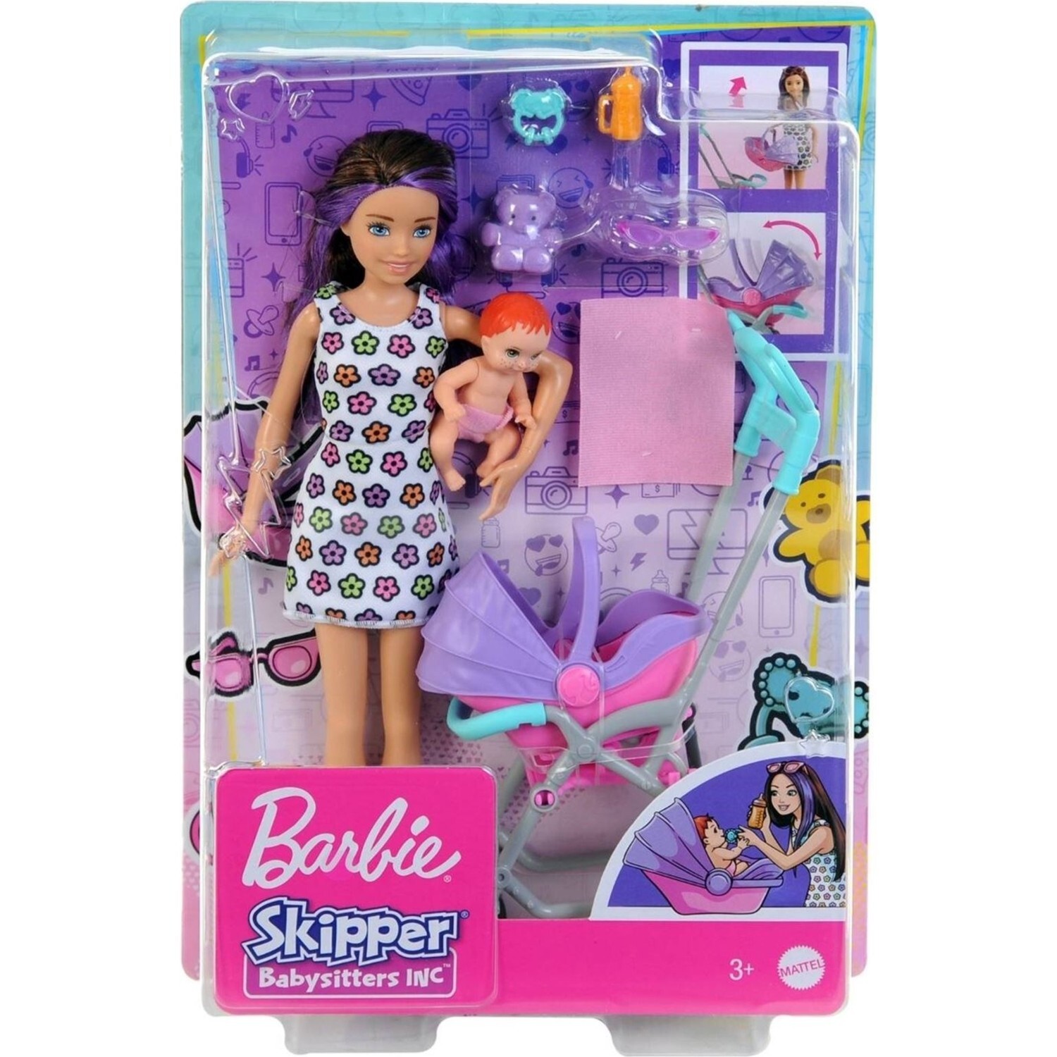 

Игровой набор Barbie Skipper Babysitters