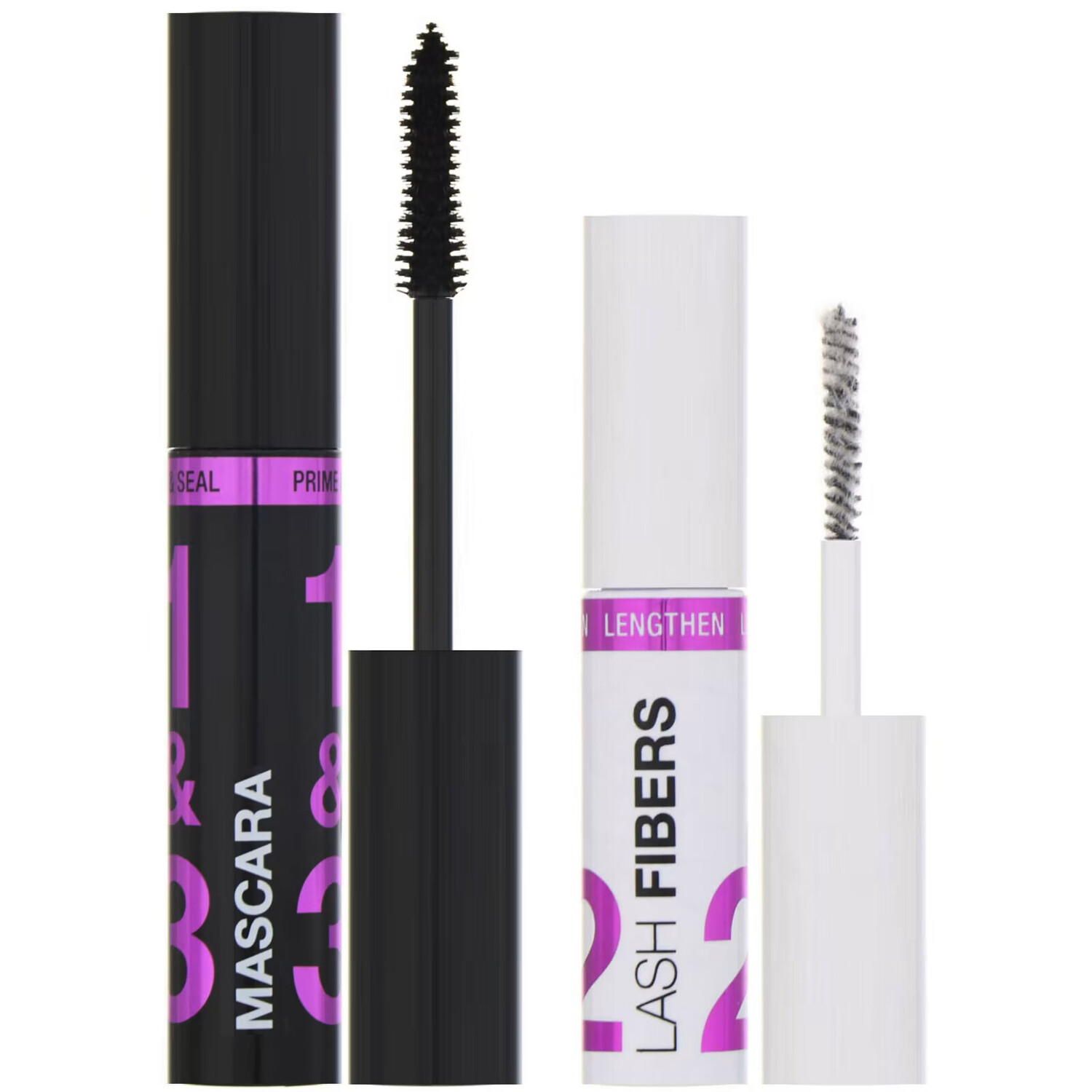 

Wet n Wild, Тушь для ресниц Lash-O-Matic Mascara + комплект с фиброй для удлинения ресниц Fiber Extension Kit, отенок Very Black, 11 мл