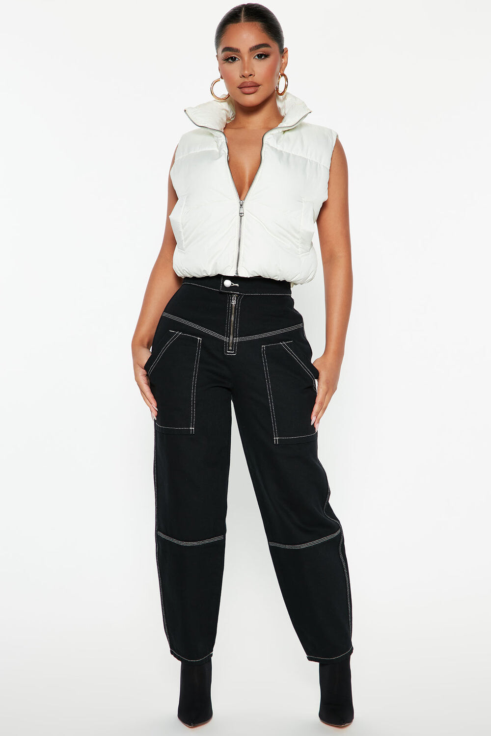 

Джинсы Fashion Nova FN1384BKW, черный