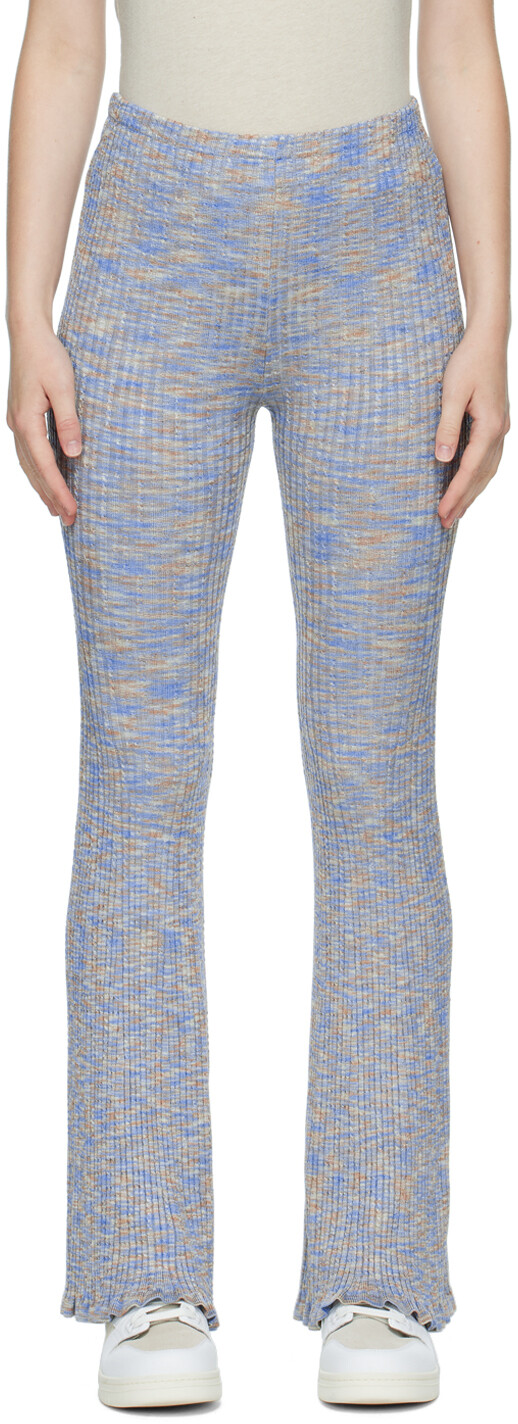 

Синие брюки для отдыха в рубчик Acne Studios
