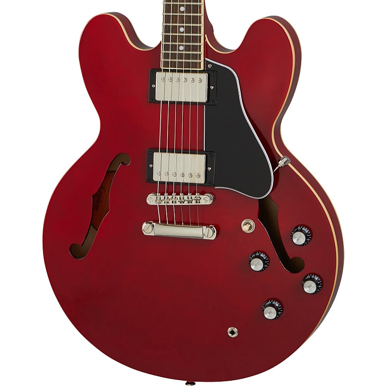 Полуакустическая гитара Epiphone ES-335 — вишня полуакустическая гитара epiphone es339 cherry iges339 chnh1