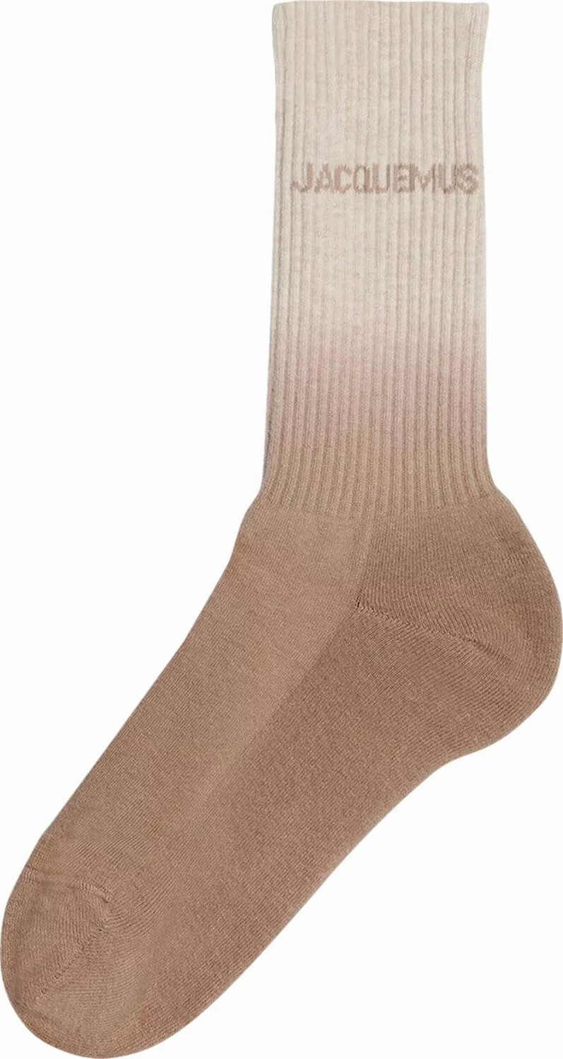 цена Носки Jacquemus Les Chaussettes Moisson, бежевый