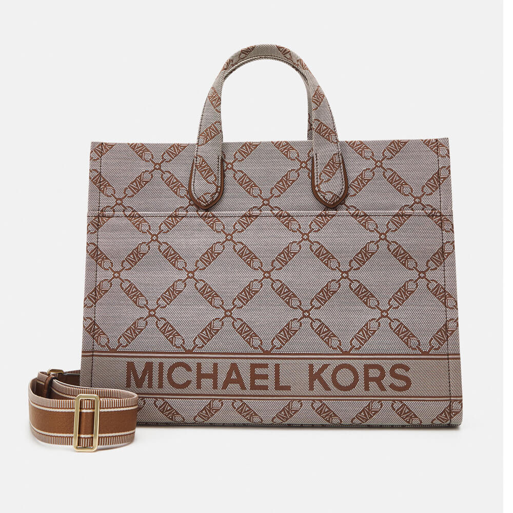 

Сумка-тоут Michael Kors Gigi Lg Grab, бежевый
