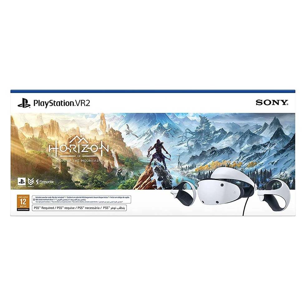 Очки виртуальной реальности Sony Playstation VR2 Horizon Call Of Mountain Bundle, белый шлем виртуальной реальности sony playstation vr2 игра horizon call of the mountain