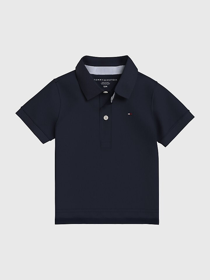 

Однотонная футболка-поло для малышей Tommy Hilfiger