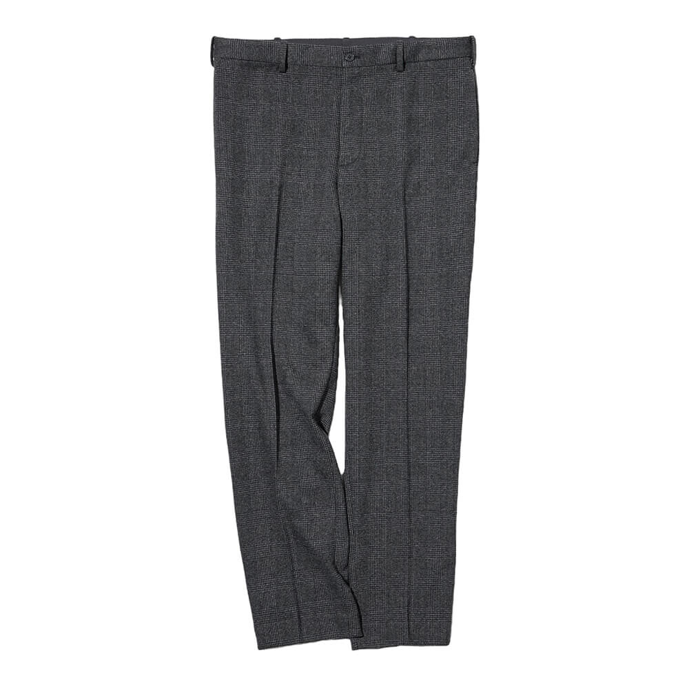 

Брюки Uniqlo Smart Glen Checked Ankle Length (Long), серый