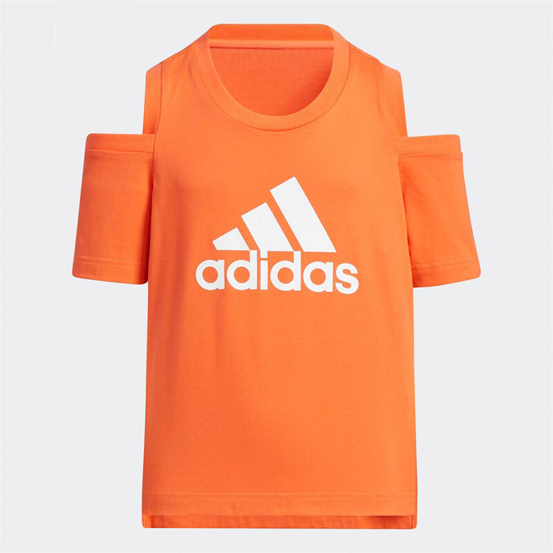 

Футболка Adidas Casual Athletic, оранжевый/белый