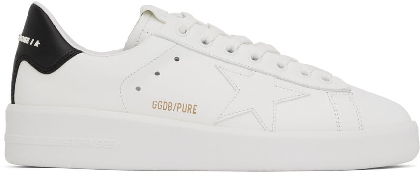 

Бело-черные кроссовки Purestar Golden Goose